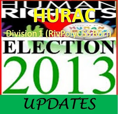 HURAC 2013 Division 1 Elections: Mr Neebara Kialee Emerged As President